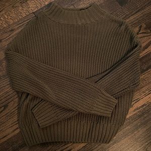H&M DIVIDED Knit Sweater W/ Mock Neck